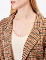 Veste tailleur maille jacquard imprimé Princesse Nomade