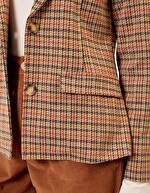 Veste tailleur maille jacquard imprimé Princesse Nomade
