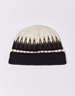 Bonnet tricoté à motifs imprimé La Fiancée