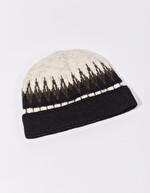 Bonnet tricoté à motifs imprimé La Fiancée