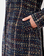 Manteau long en lainage imprimé La Fiancée