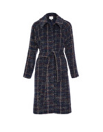 Manteau long en lainage imprimé La Fiancée
