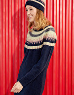 Robe pull jacquard motif imprimé La Fiancée