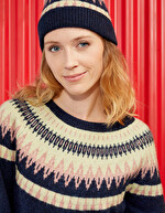Robe pull jacquard motif imprimé La Fiancée