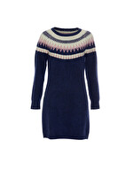 Robe pull jacquard motif imprimé La Fiancée