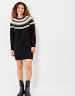 Robe pull jacquard motif imprimé La Fiancée