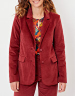 Veste blazer velours stretch imprimé La Fiancée
