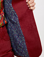 Veste blazer velours stretch imprimé La Fiancée