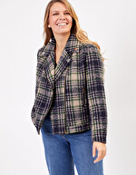 Veste courte en lainage imprimé La Fiancée