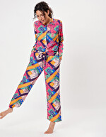 Pantalon pyjama fluide imprimé La Fiancée