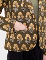 Veste tailleur coton matelassé imprimé La Fiancée