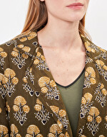 Veste tailleur coton matelassé imprimé La Fiancée
