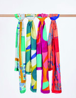 Grand foulard imprimé imprimé La Fiancée