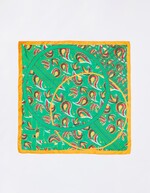 Foulard en soie imprimé imprimé La Fiancée